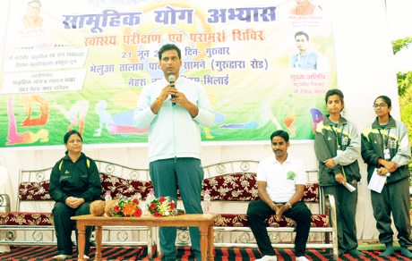 Bhilai Mayor Devendra Yadav