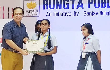RPS students bag prize in quiz