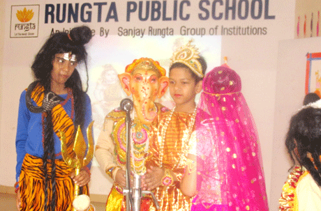Ganesh Chaturthee in Rungta Public School