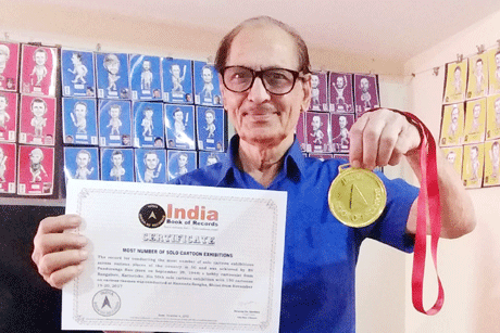 Cartoonist Pandurang Rao