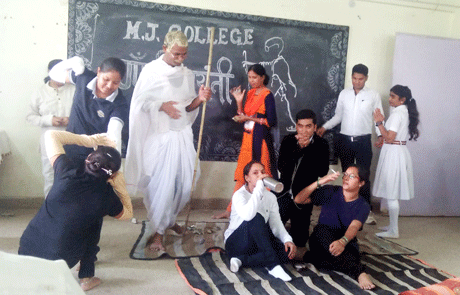 Gandhi Jayanti in MJ College Bhilai