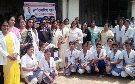 MJ College Bhilai Sanitary Pad Dispenser