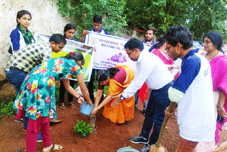 दुर्ग। शासकीय विश्वनाथ यादव तामस्कर स्वशासी महाविद्यालय में हरेली पर्व के अंतर्गत वृह्द वृक्षारोपण अभियान कार्यक्रम प्रारंभ किया गया। इस अभियान की शुरूआत महाविद्यालय के वनस्पतिशास्त्र विभाग द्वारा किया गया साथ ही राष्ट्रीय सेवा योजना एवं एन.सी.सी. के छात्र-छात्राओं द्वारा अभियान को गति प्रदान किया जा रहा है। वृक्षारोपण कार्यक्रम का प्रारंभ महाविद्यालय के प्रभारी प्राचार्य डॉ. ओ.पी.गुप्ता के द्वारा मोलश्री पौधो को रोपित कर किया गया।