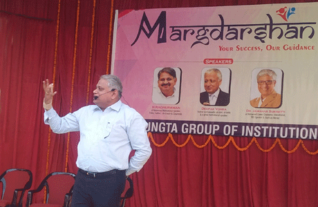 N Raghuraman motivates students to recognize their potential