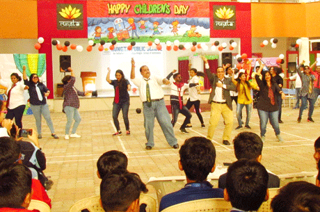 Childrens day celebrated at Rungta Public School