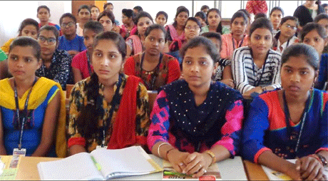Career Guidance workshop in Girls College Durg
