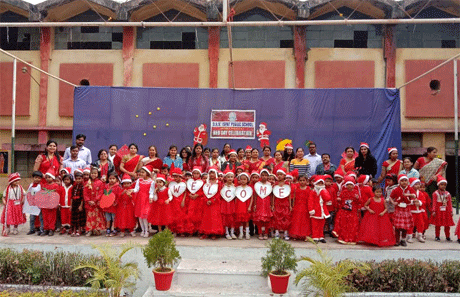 DAV Ispat Public School celebrates Christmas