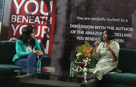 Amazon Best Selling author Damyanti speaks to book lovers in KPS Bhilai