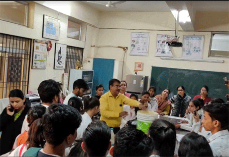 Mushroom Workshop in SSMV Bhilai