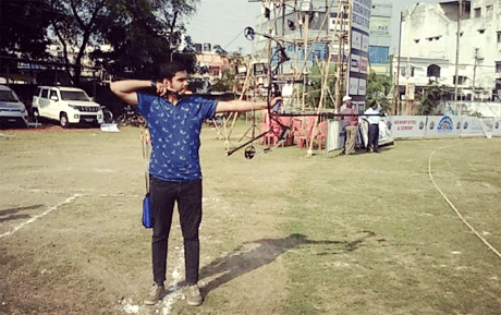 Sanskar Agrawal of GDRCST selected for East Zone inter university Archery
