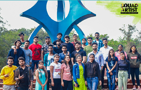 Squad Artist Bhilai holds first artists meet at Monument Garden Bhilai