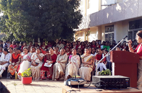 Republic Day celebrated at Bhilai Mahila Mahavidyalaya