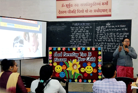 Good parenting workshop in DAV Ispat Public School Bhilai