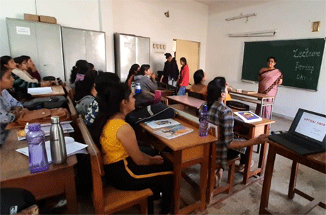 Guest lecture on Fibre Optics in Bhilai Mahila Mahavidyalaya