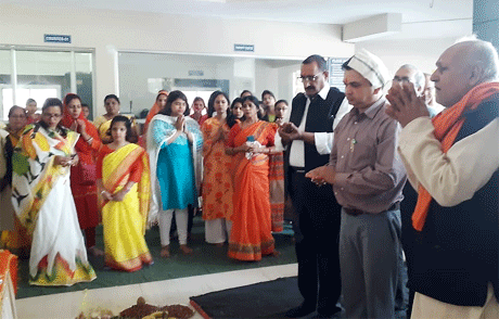 Saraswati Puja at Santosh Rungta Campus