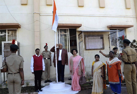 SSMV students marches at Red Fort in New Delhi on Republic Day