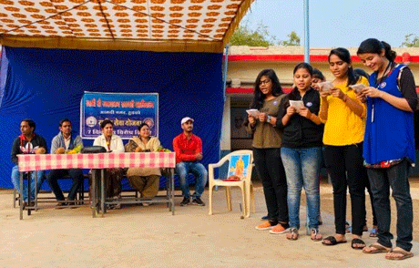 SSSSMV NSS camp at Bodegaon
