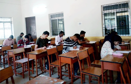 Madhava Maths exam in SSMV Bhilai