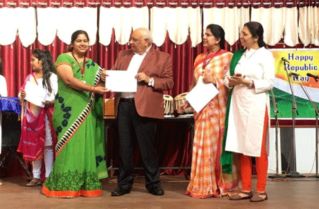 Faculties of SSSSMV felicitated for academic progress