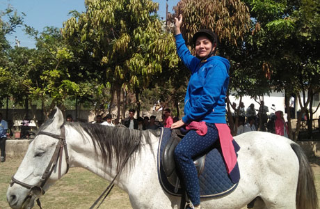 Horse Riding in MJ College