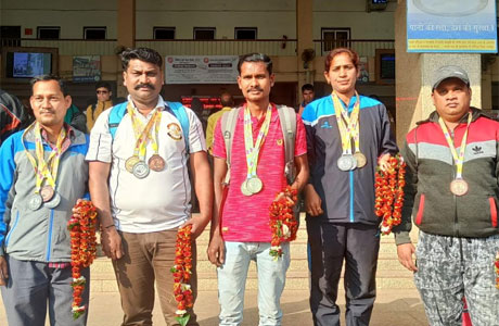 9 medals in national masters games