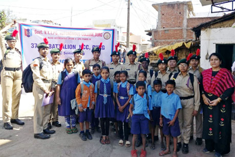 Anti Liquor campaign at village Thanod