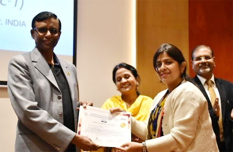 Prof Priyanka of RCET wins first prize in international conference on electricity