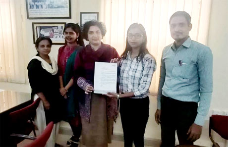 Puja of SSMV gets job offer in WIPRO Tech