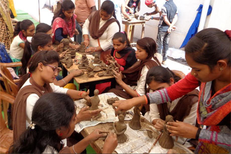 Clay modelling workshop