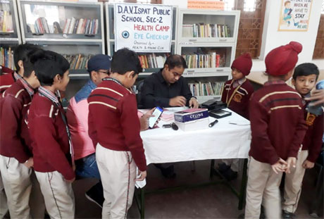 Health Checkup at DAV Ispat Publics School