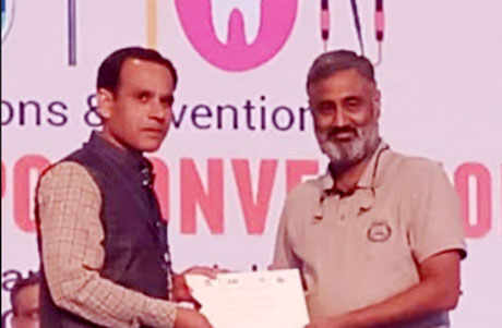 Dr Pandey of RCDSR felicitated