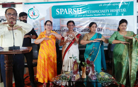 Women's Day Celebrated at Sparsh Multispeciality Hospital