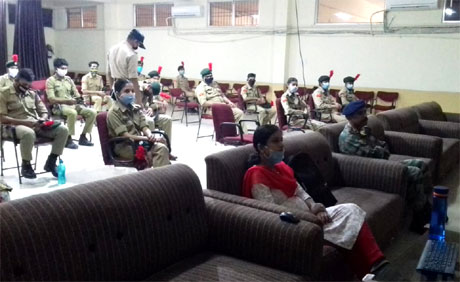 NCC COVID-19 at SSMV Bhilai