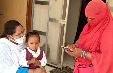 Bemetara CEOs son registered in Aanganwadi Kendra