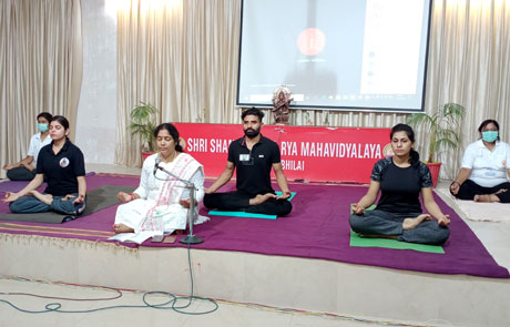 Yoga Day at SSMV Bhilai