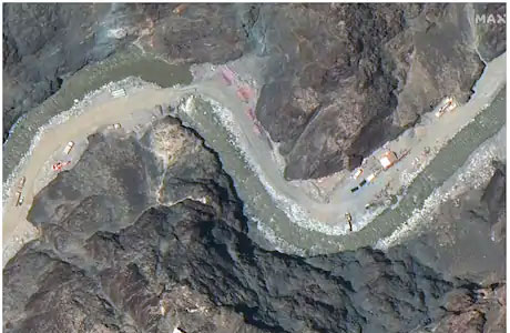 Galwan valley satellite images should be read carefully