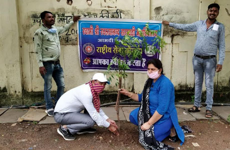SSMV plants saplings in Shankaracharya Institute of medical sciences