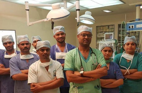 Surgery team of Sparsh Multispeciality Hospital saves two lives