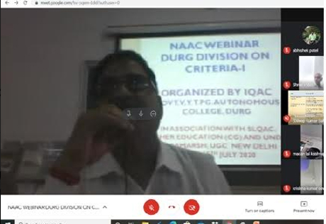 Webinar on RAC at YVT Science