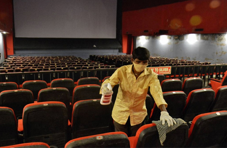 Cinema reopens in Bemetara with strict COVID PROTOCOL