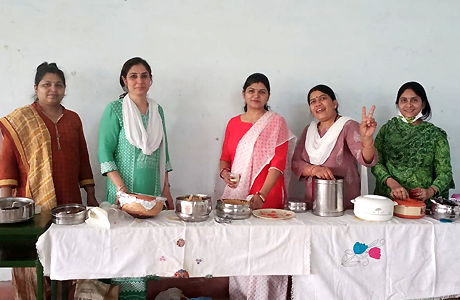 cooking competition at MJ College