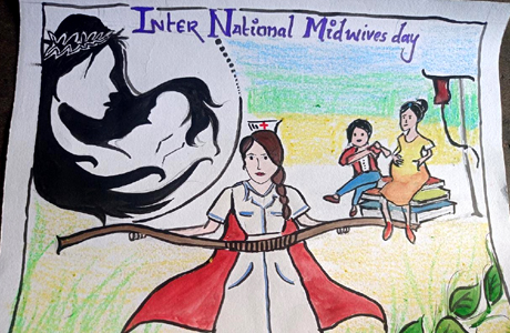 Midwife Day celebrated in MJ College of Nursing