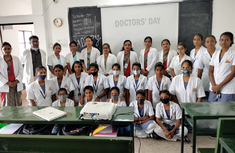 Doctors day celebrated at MJ College