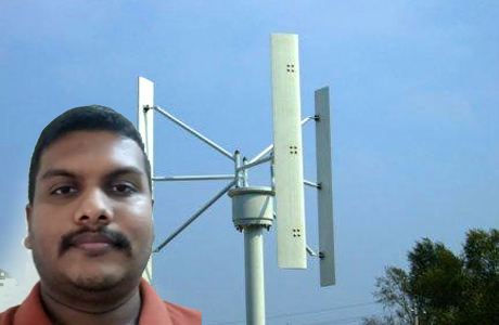 RCET Professor finds a way to utilize wind energy in Chhattisgarh