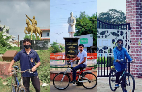 Virtual Cycling under Azadi Ka Amrit Mahotsav