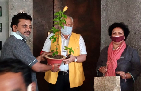 SSMV plants saplings on Chairmans Birthday