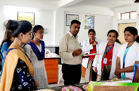 Diet competition on Nutrition day at MJ College of Nursing