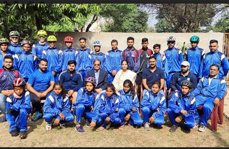 Chhattisgarh cycling team leaves for Haryana