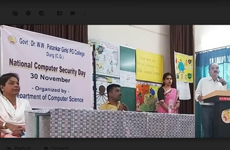 Computer Security lecture at Patankar Girls College