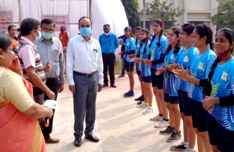 Sector Level Volleyball starts at Girls College